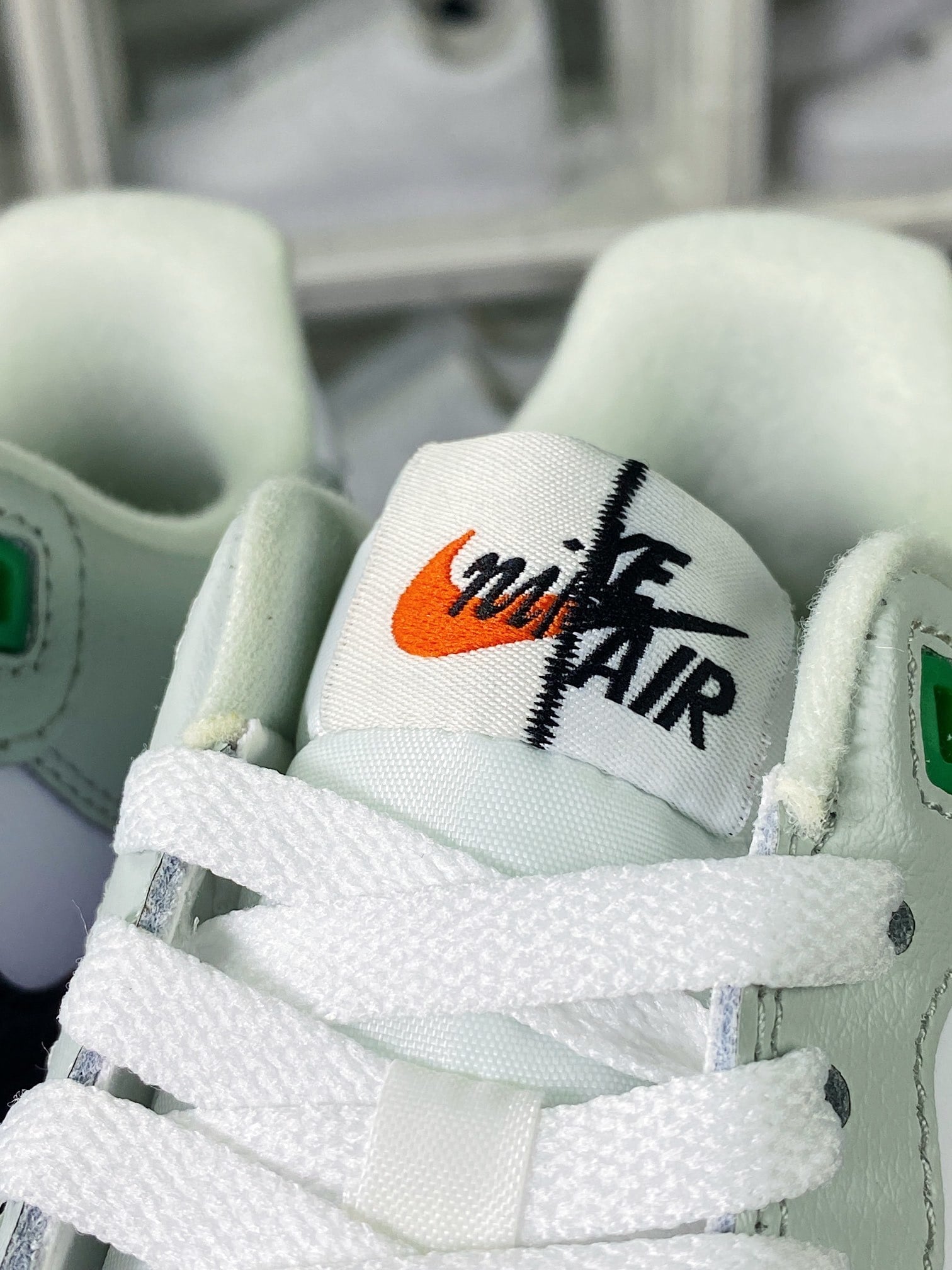 Nike Patchwork Verde Claro, Branco e Preto com Hook - Vista 7
