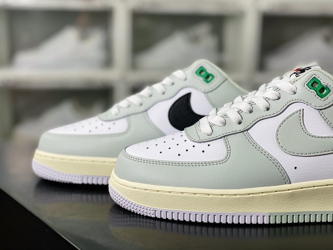 Nike Patchwork Verde Claro, Branco e Preto com Hook - Vista 8
