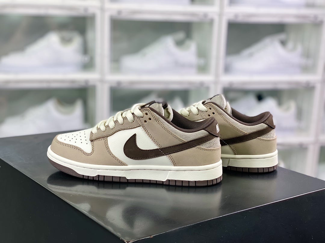 NK Dunk Low Mocha Cinza e Marrom Escuro - Vista 2