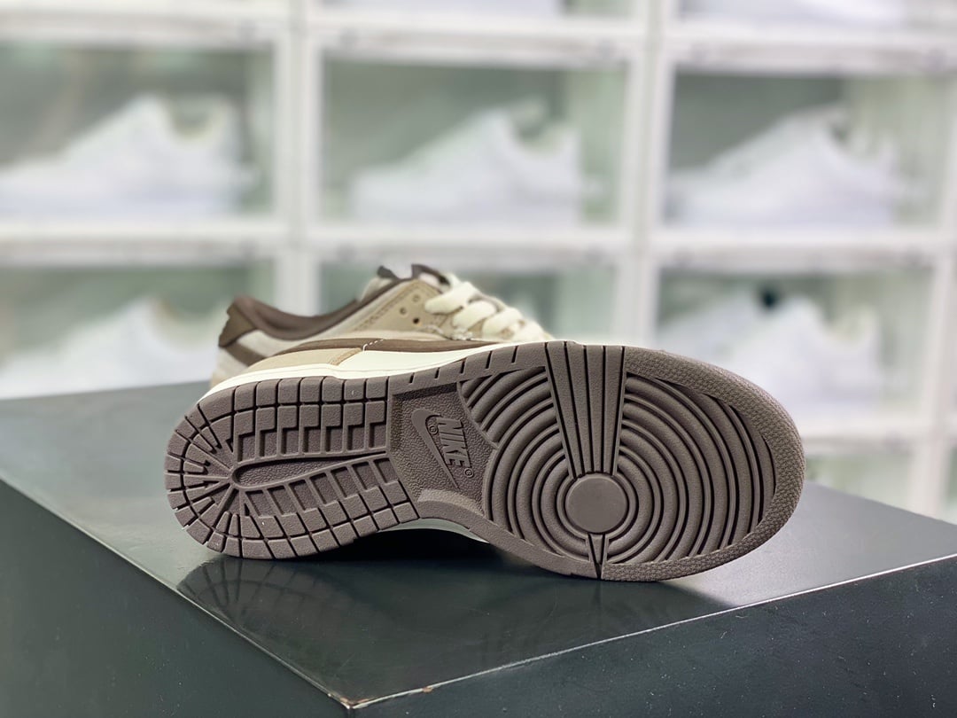 NK Dunk Low Mocha Cinza e Marrom Escuro - Vista 4