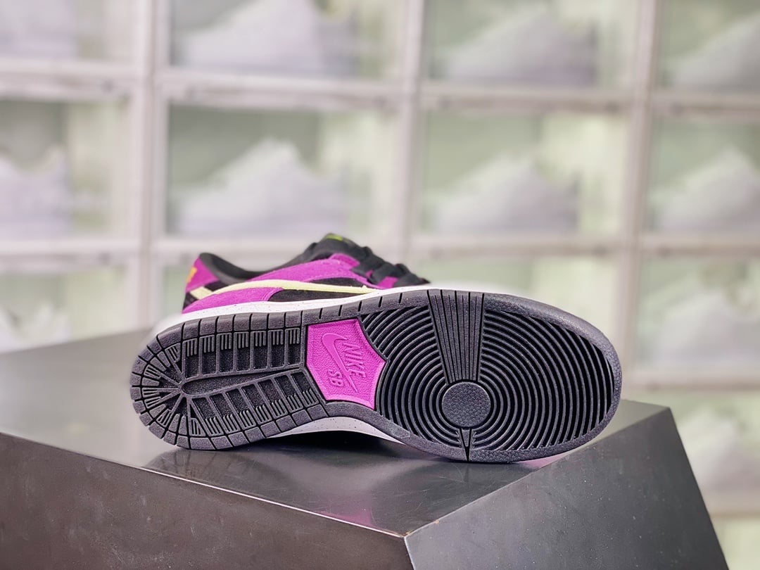 NK Dunk Low Plum Red - Vista 4