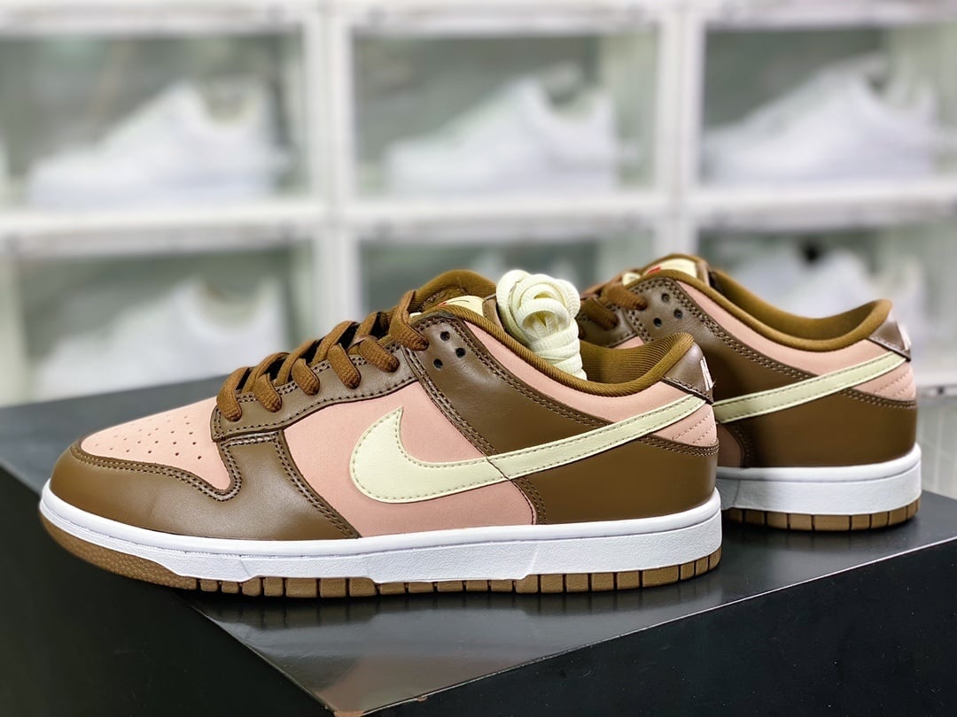 NK Dunk Low Rosa Cereja Castanho - Vista 3