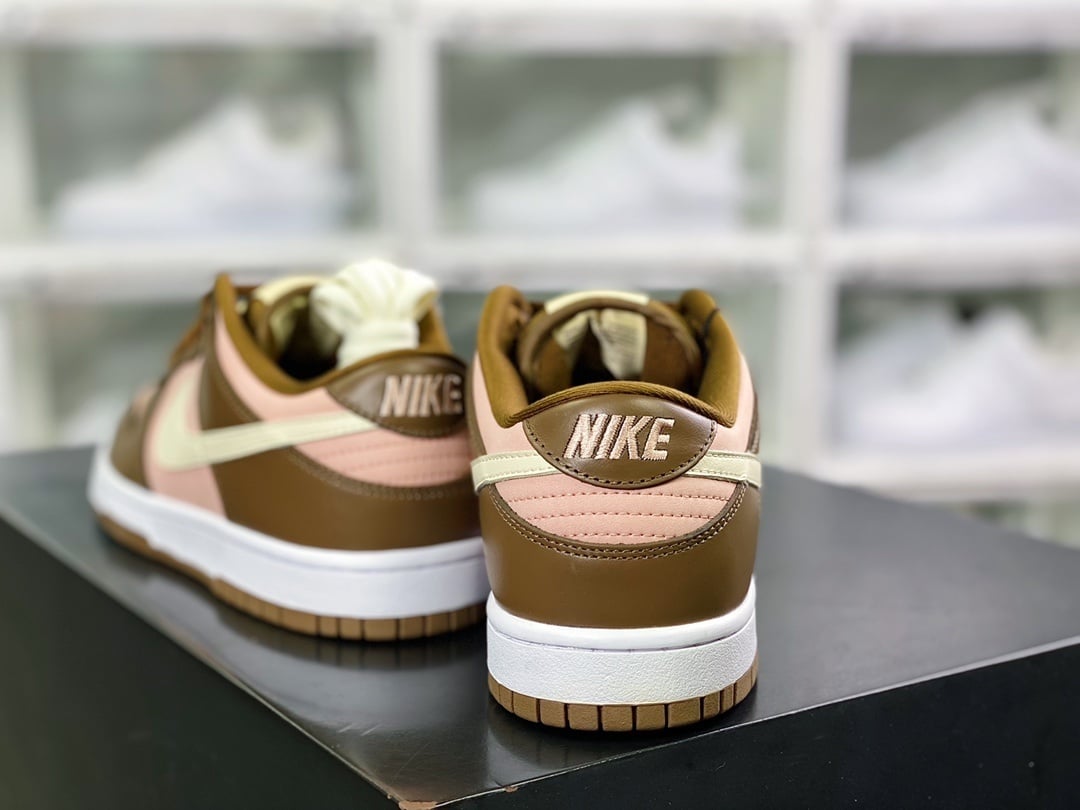 NK Dunk Low Rosa Cereja Castanho - Vista 4