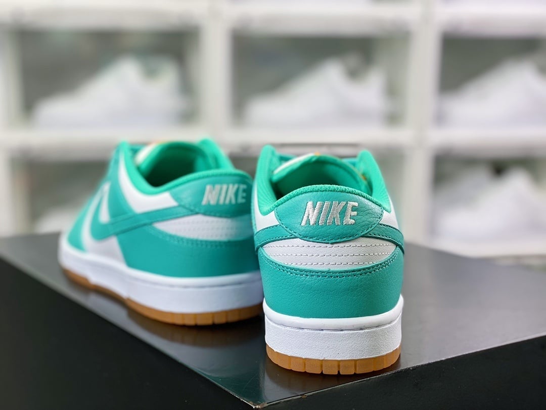 NK Dunk Low Water Duck e Tiffany Branco e Verde - Vista 4
