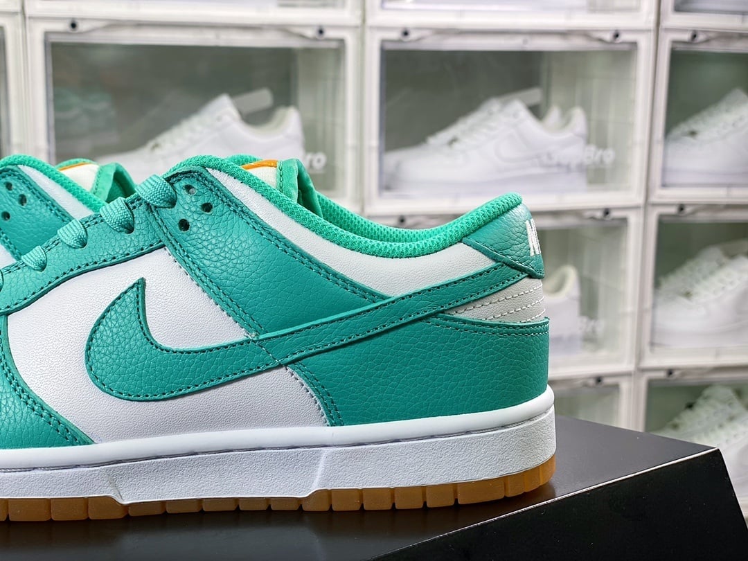 NK Dunk Low Water Duck e Tiffany Branco e Verde - Vista 9