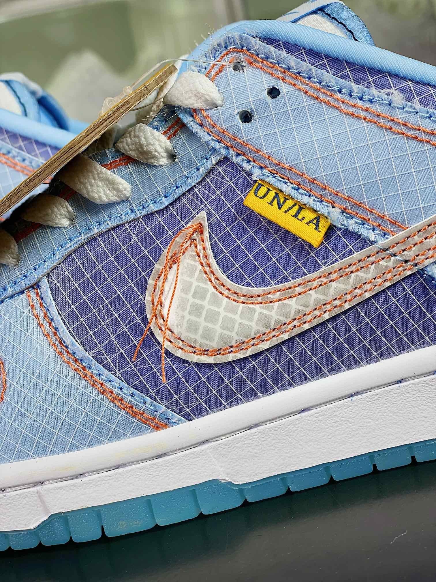 NK Dunk Low Azul Claro Colaboração - Vista 7