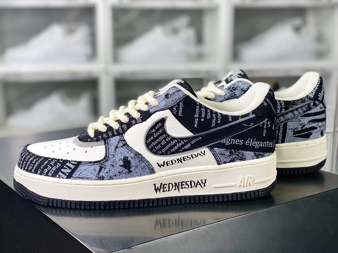Nike Graffiti Canvas Preto e Branco - Vista 2