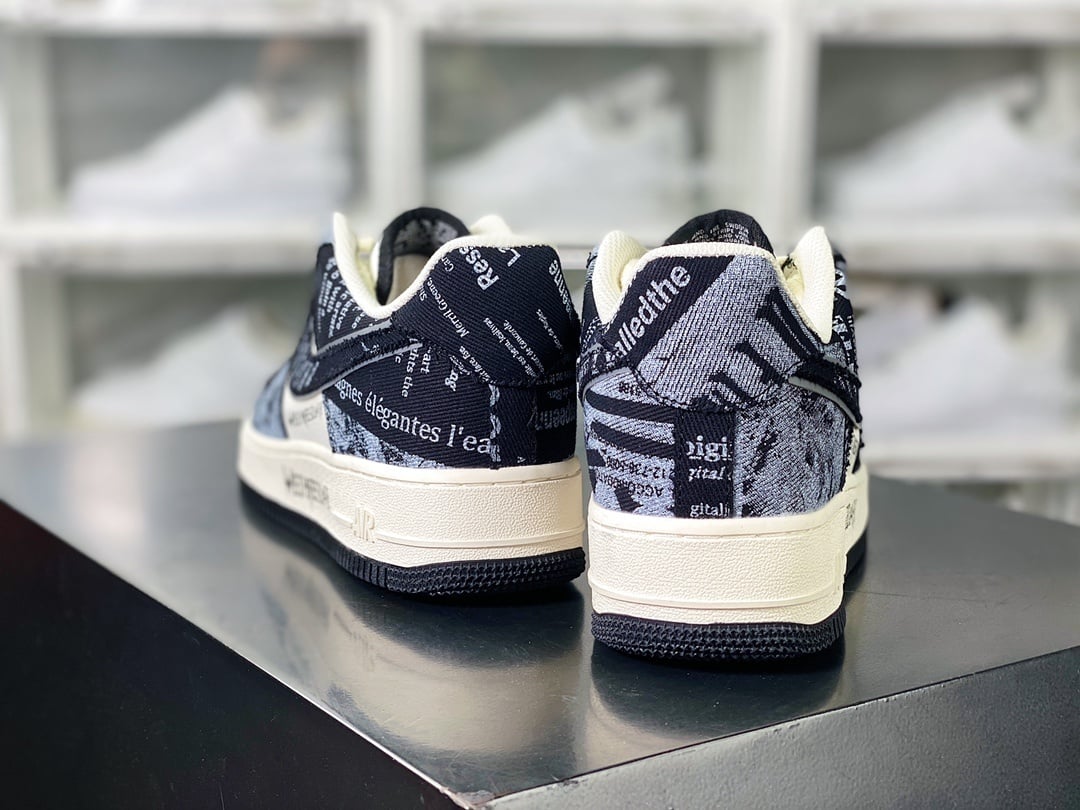 Nike Graffiti Canvas Preto e Branco - Vista 4