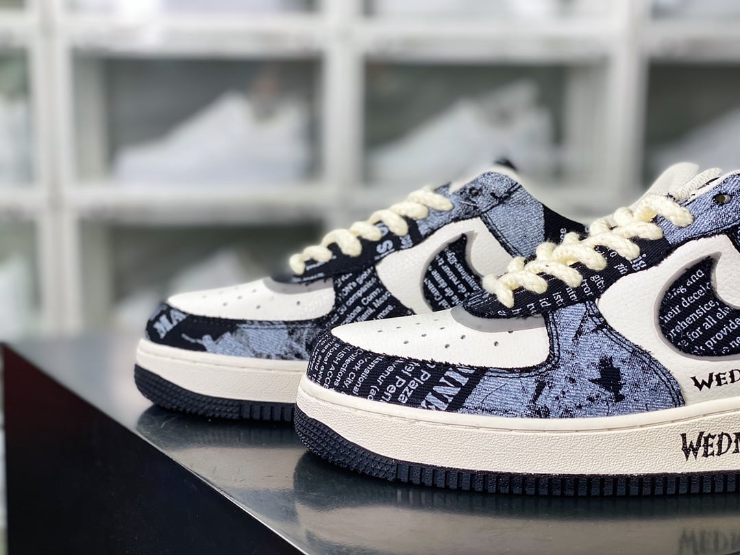 Nike Graffiti Canvas Preto e Branco - Vista 8