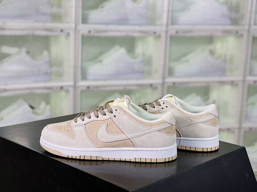 NK Dunk Low Flanela Cinza e Marrom - Vista 2