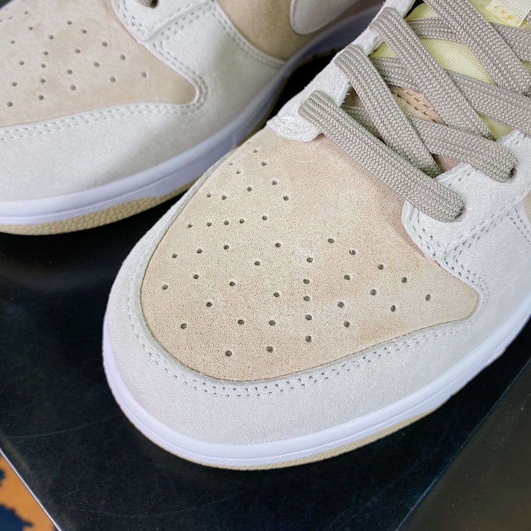 NK Dunk Low Flanela Cinza e Marrom - Vista 5