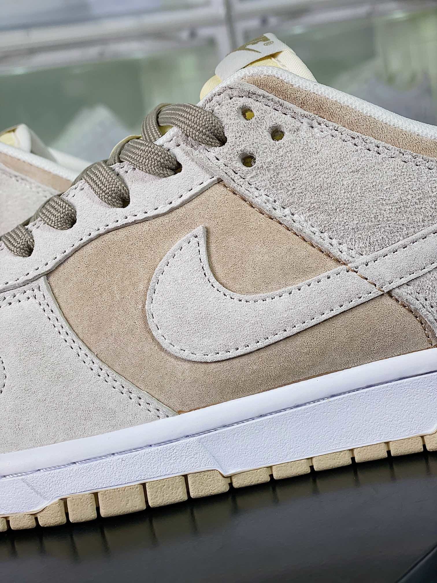 NK Dunk Low Flanela Cinza e Marrom - Vista 7