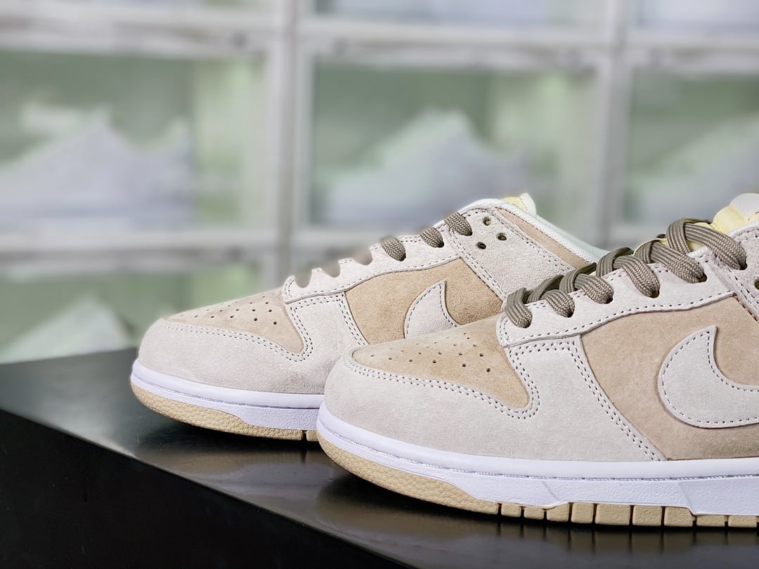 NK Dunk Low Flanela Cinza e Marrom - Vista 8