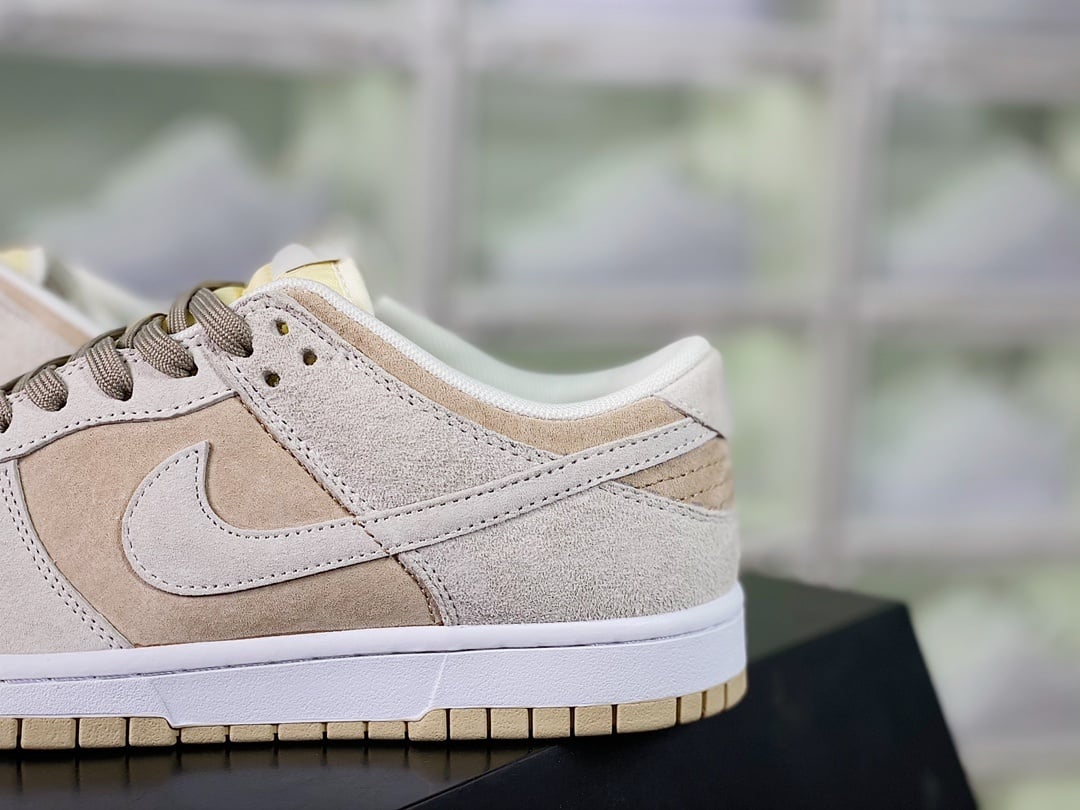 NK Dunk Low Flanela Cinza e Marrom - Vista 9