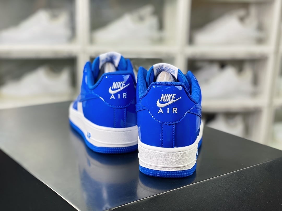 Nike Verniz Royal Blue e Branco - Vista 4