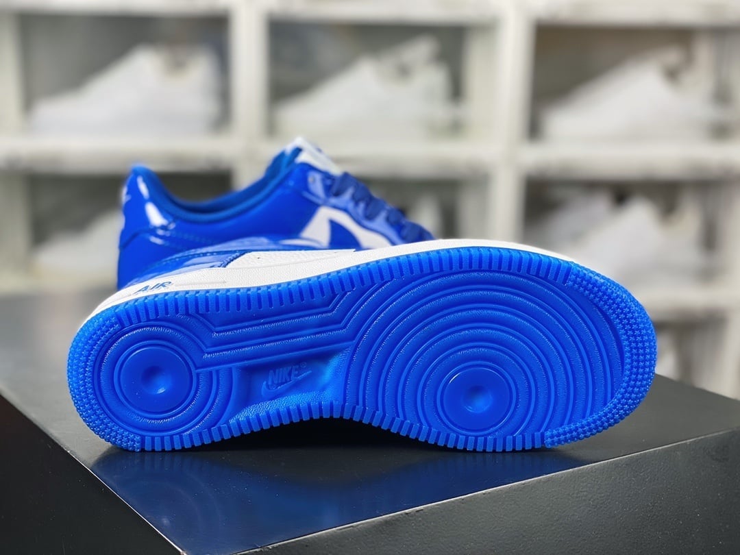 Nike Verniz Royal Blue e Branco - Vista 5