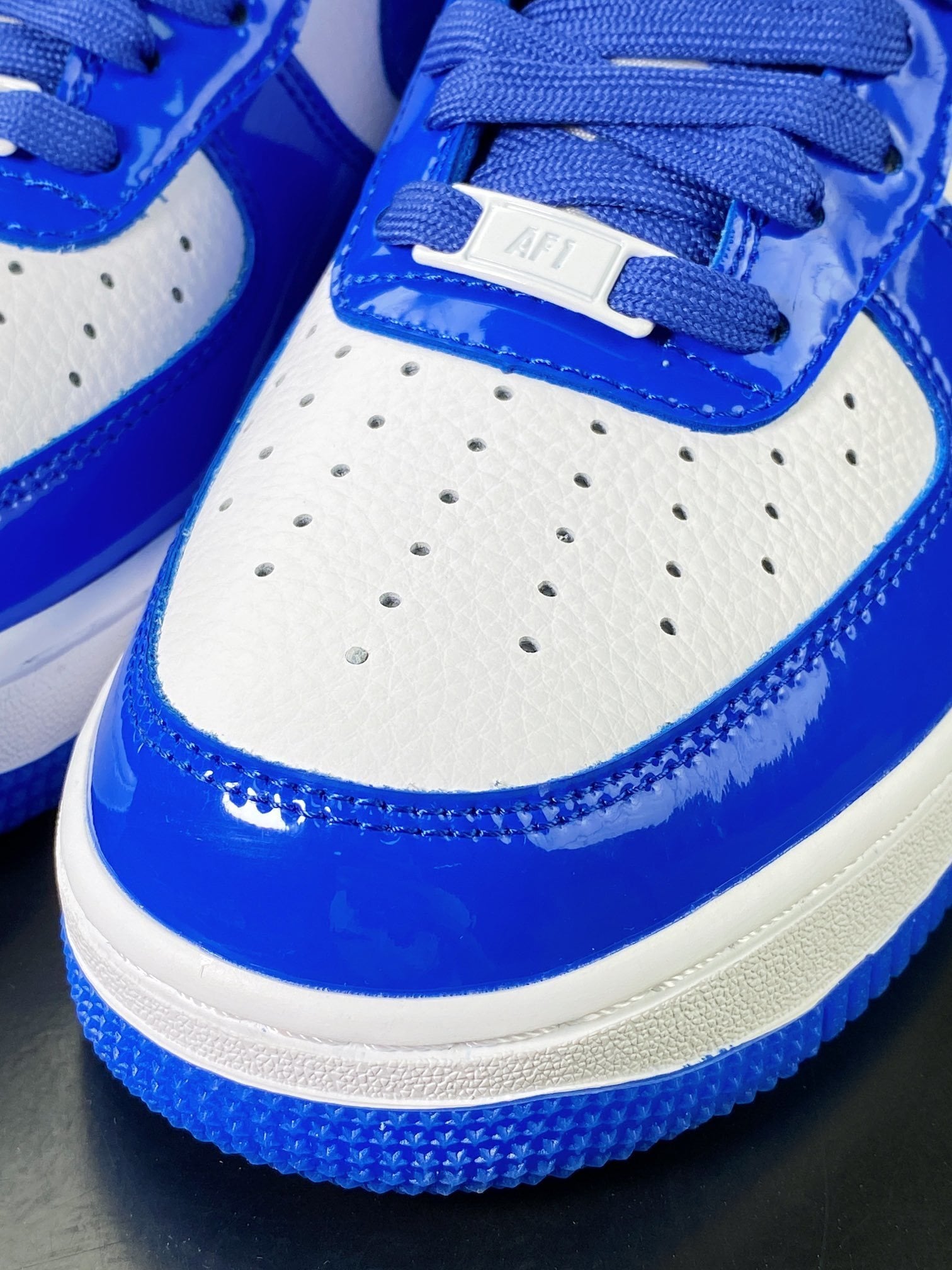 Nike Verniz Royal Blue e Branco - Vista 6