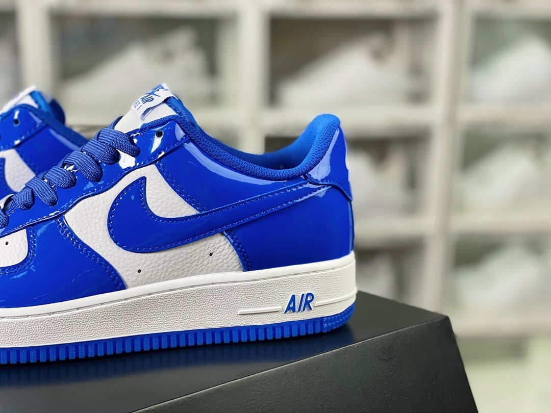 Nike Verniz Royal Blue e Branco - Vista 9