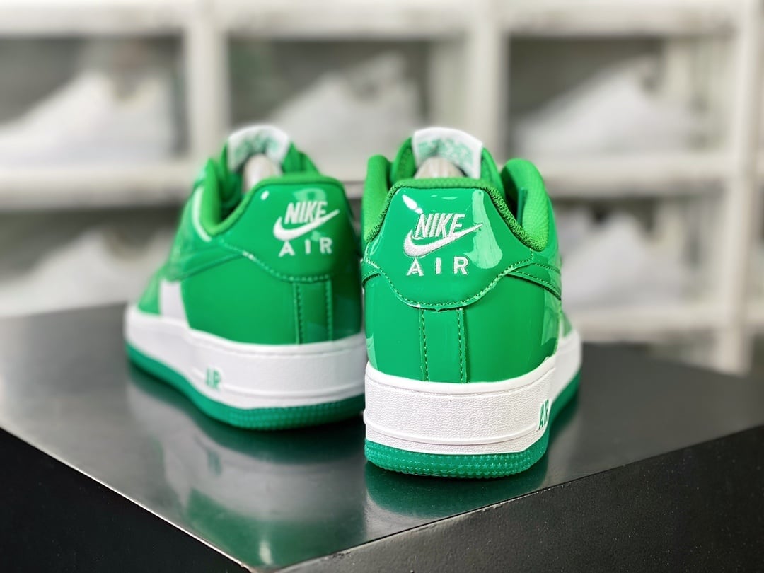 Nike Verniz Verde e Branco - Vista 5