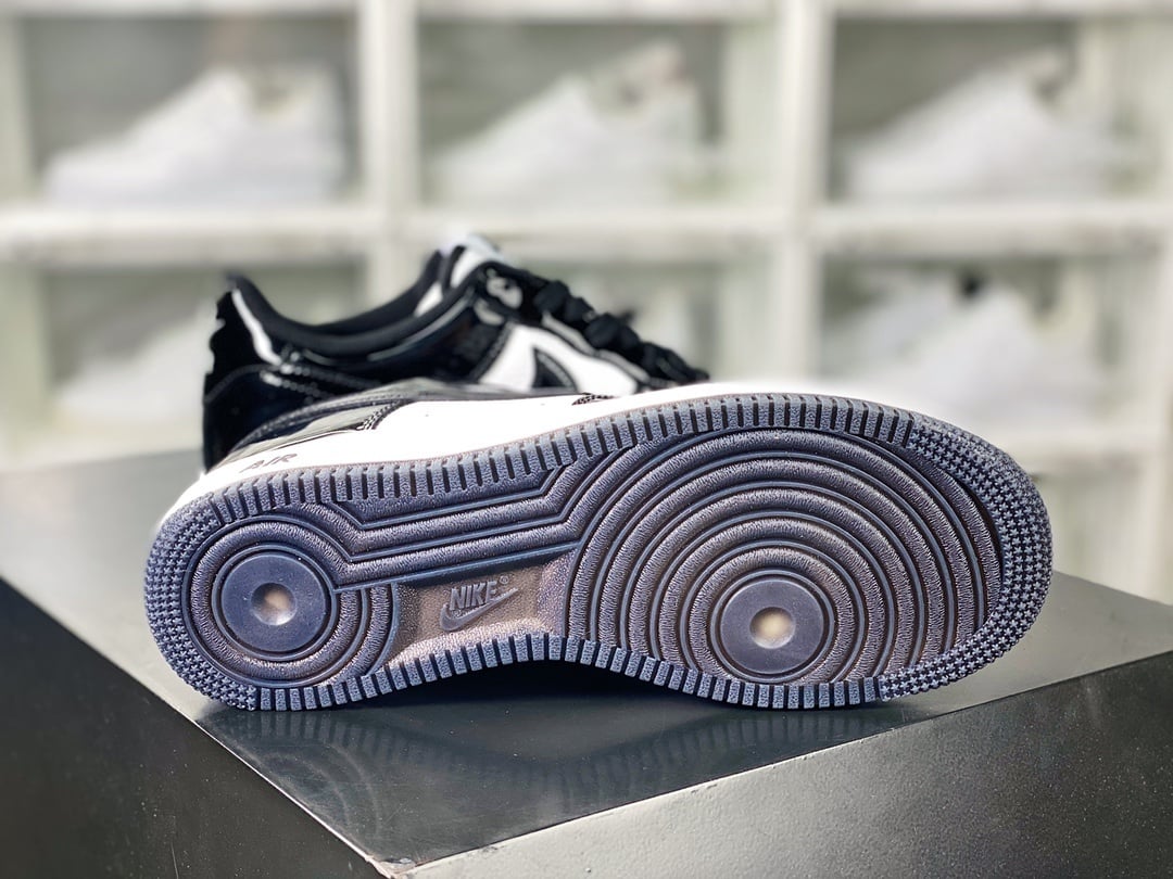 Nike Verniz Preto e Branco Panda - Vista 5