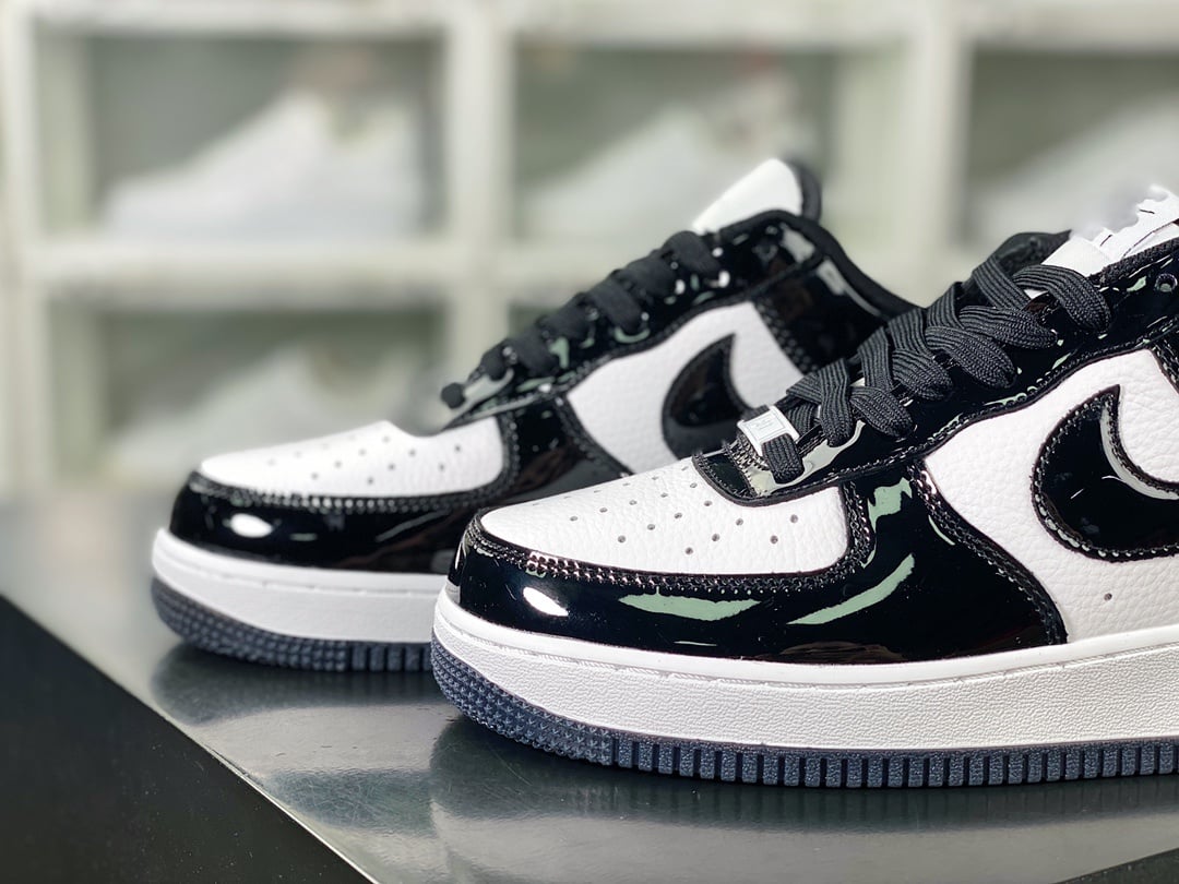 Nike Verniz Preto e Branco Panda - Vista 8