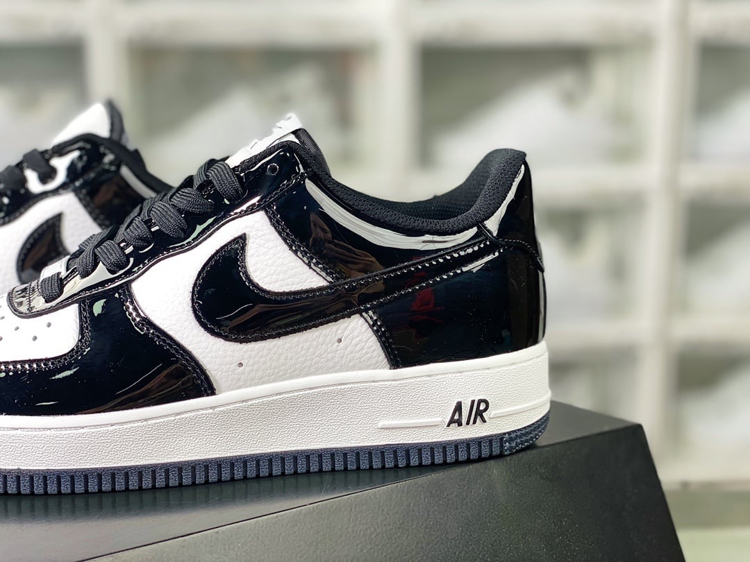 Nike Verniz Preto e Branco Panda - Vista 9