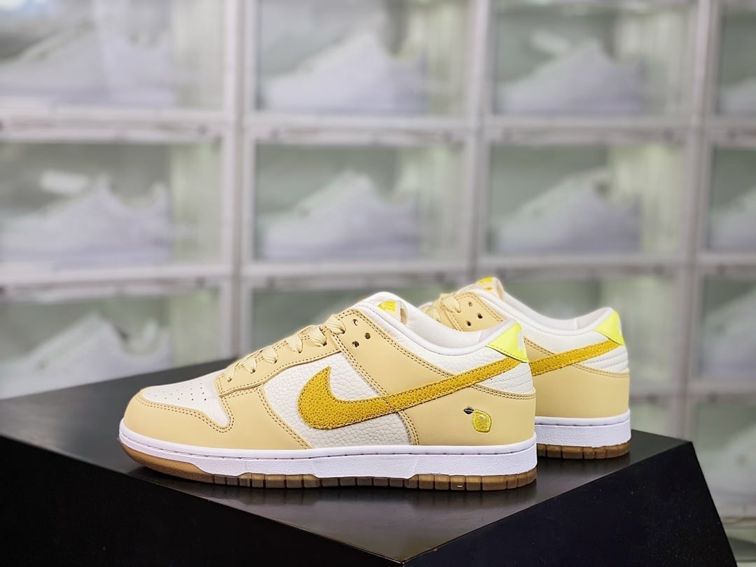NK Dunk Low Laser Laranja, Branco e Laranja - Vista 2