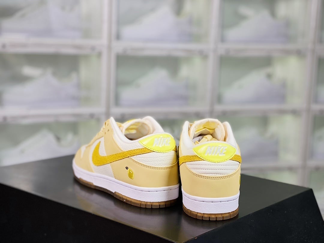 NK Dunk Low Laser Laranja, Branco e Laranja - Vista 3
