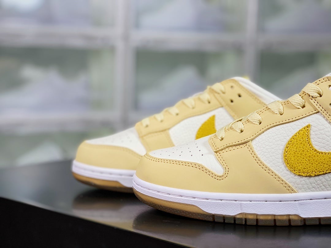 NK Dunk Low Laser Laranja, Branco e Laranja - Vista 8