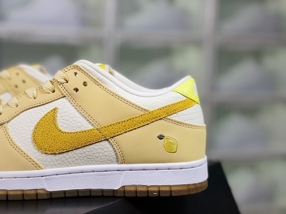 NK Dunk Low Laser Laranja, Branco e Laranja - Vista 9