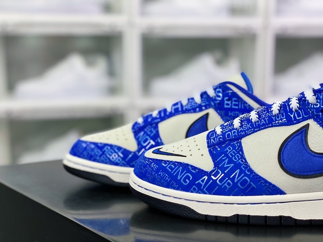 NK Dunk Low Cinza e Branco em Camurça - Vista 8