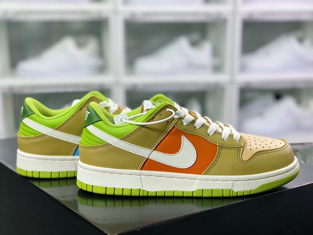 NK Dunk Low Verde Abacate Mismatch - Vista 2