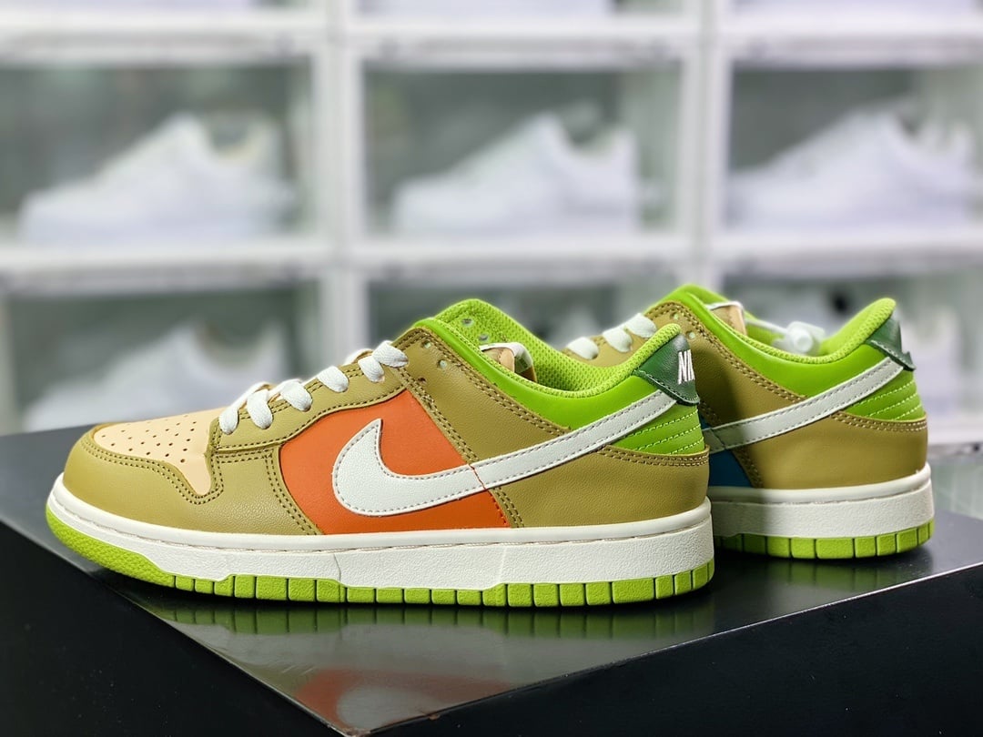 NK Dunk Low Verde Abacate Mismatch - Vista 3
