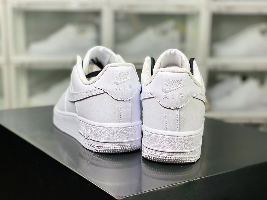 Nike Seda Branco, Preto e Cinza - Vista 4