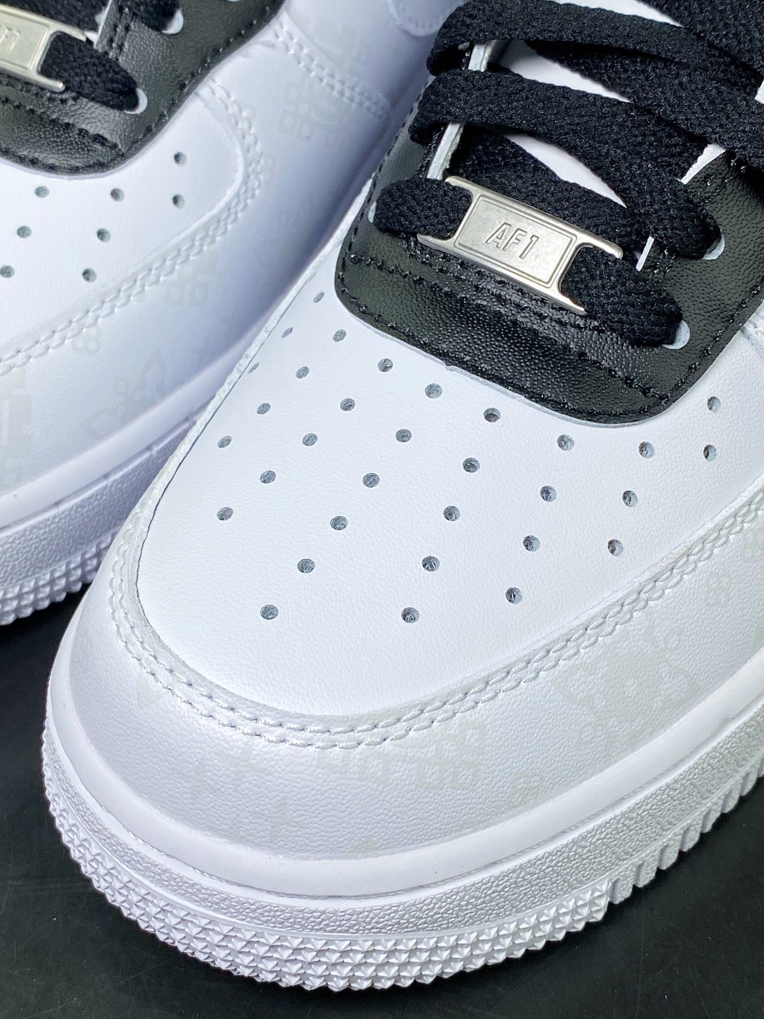 Nike Seda Branco, Preto e Cinza - Vista 6