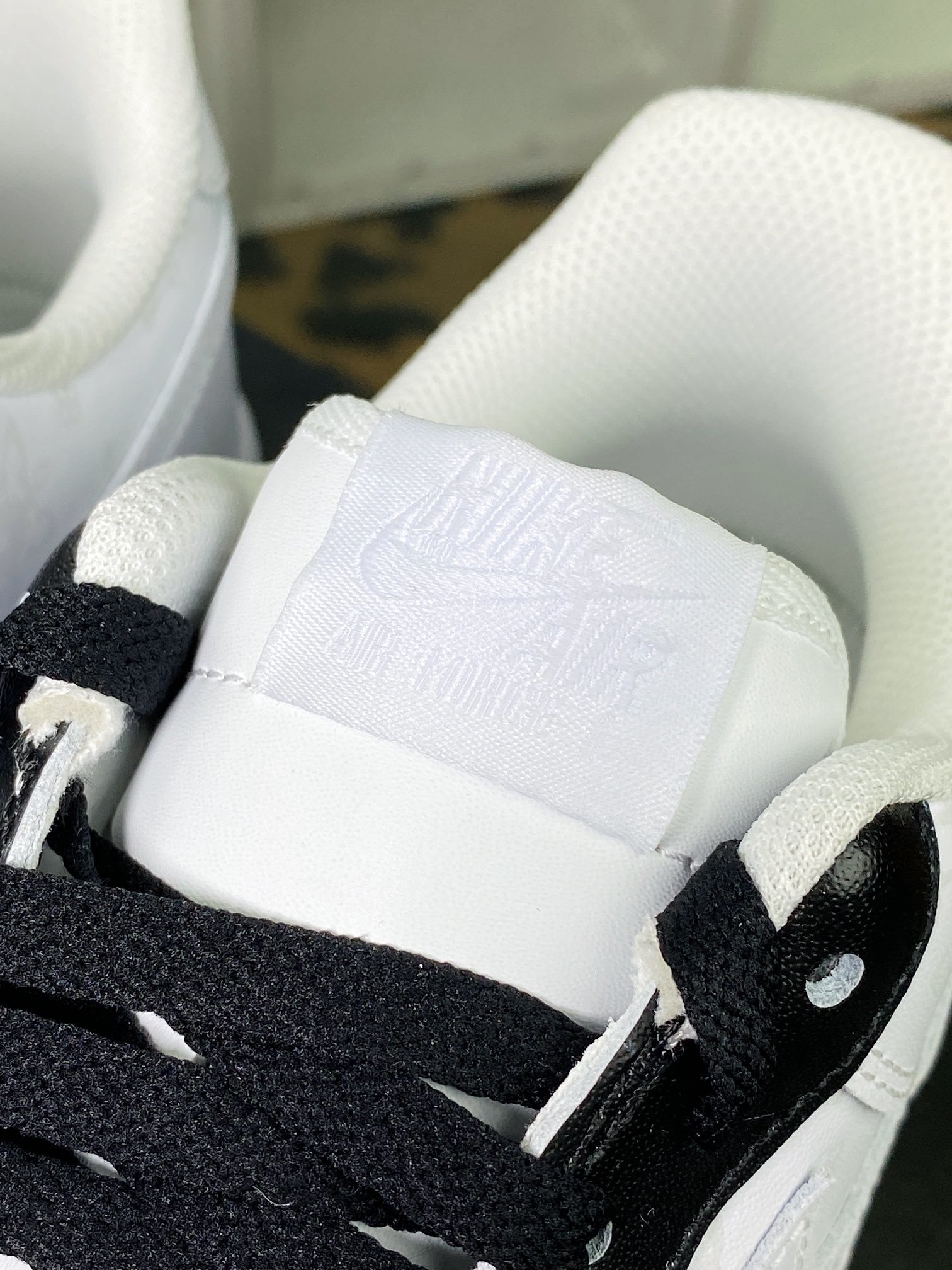 Nike Seda Branco, Preto e Cinza - Vista 7