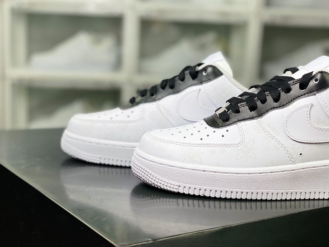Nike Seda Branco, Preto e Cinza - Vista 8