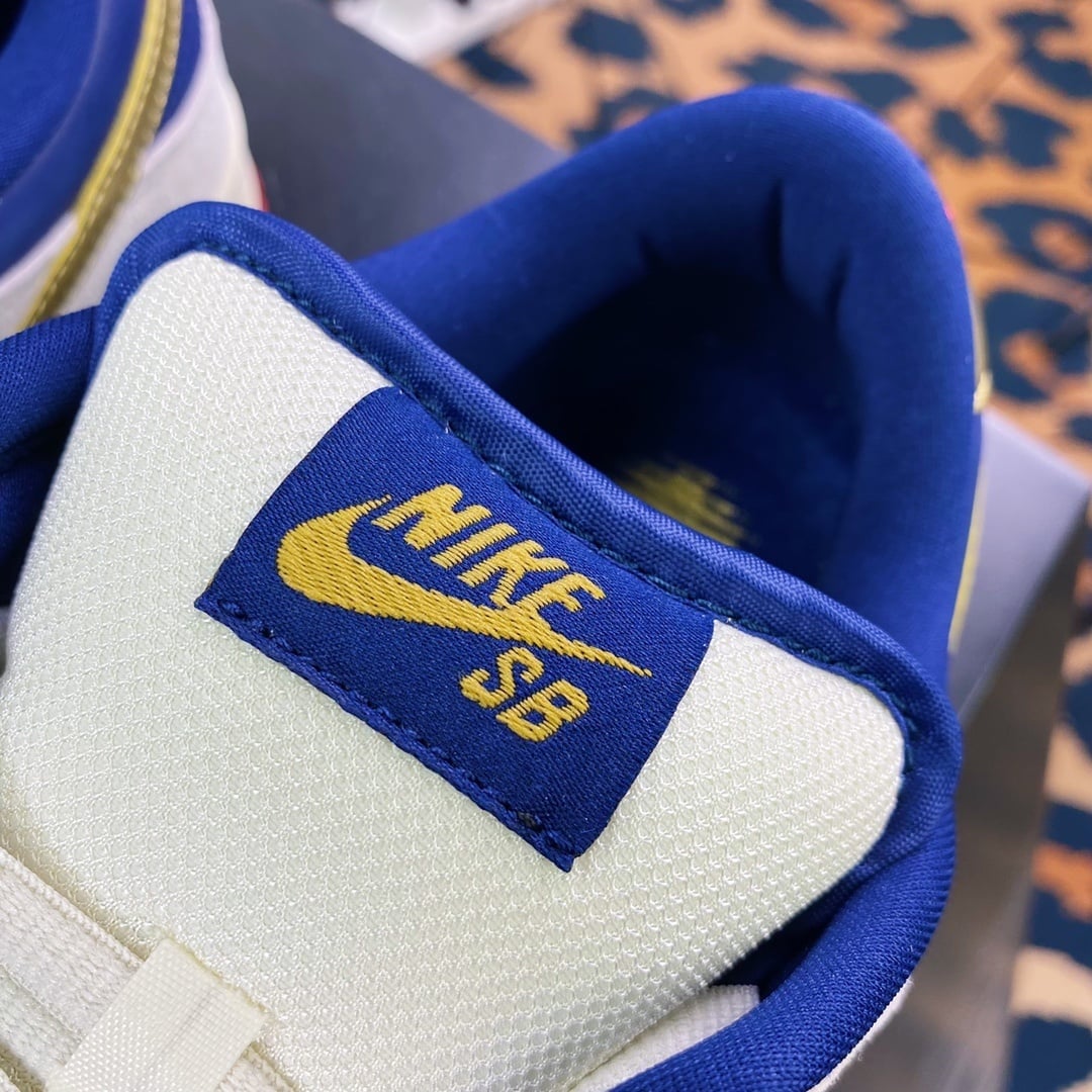 NK Dunk Low Azul Royal e Cinza em Camurça - Vista 6