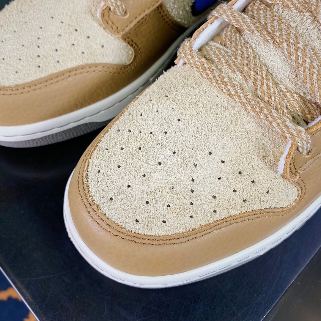 NK Dunk Low Furry Bear Marrom e Azul - Vista 5