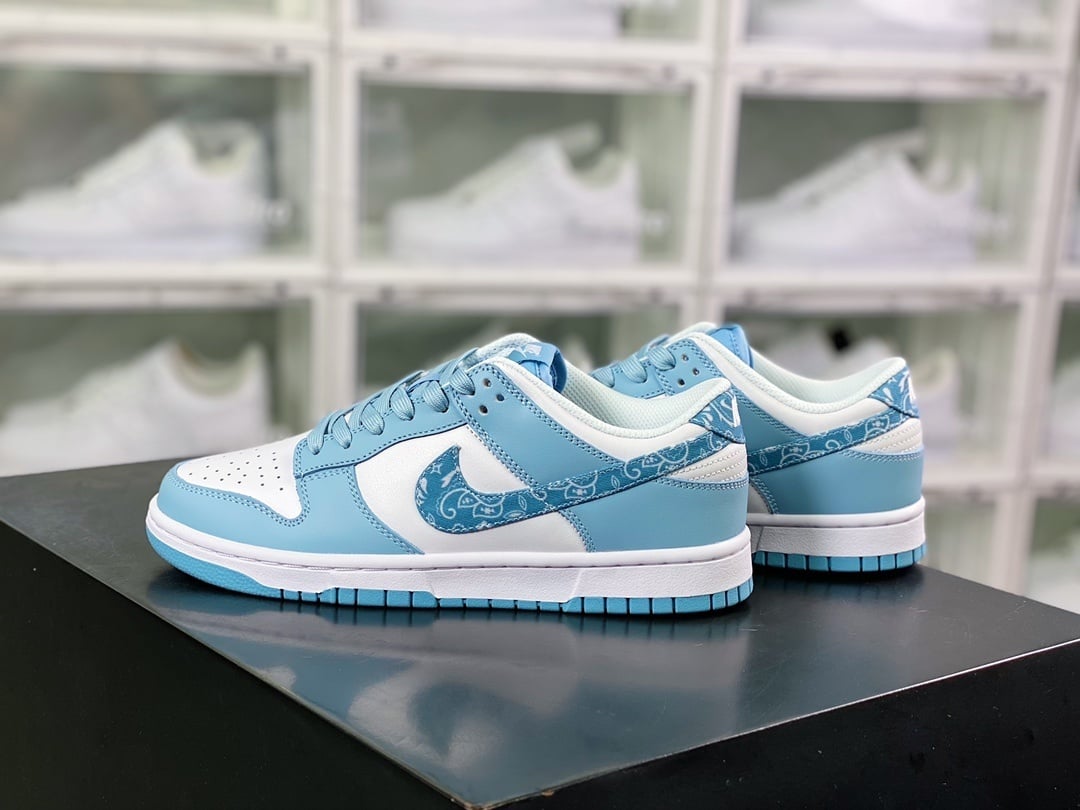 NK Dunk Low Água Azul e Cashew - Vista 2