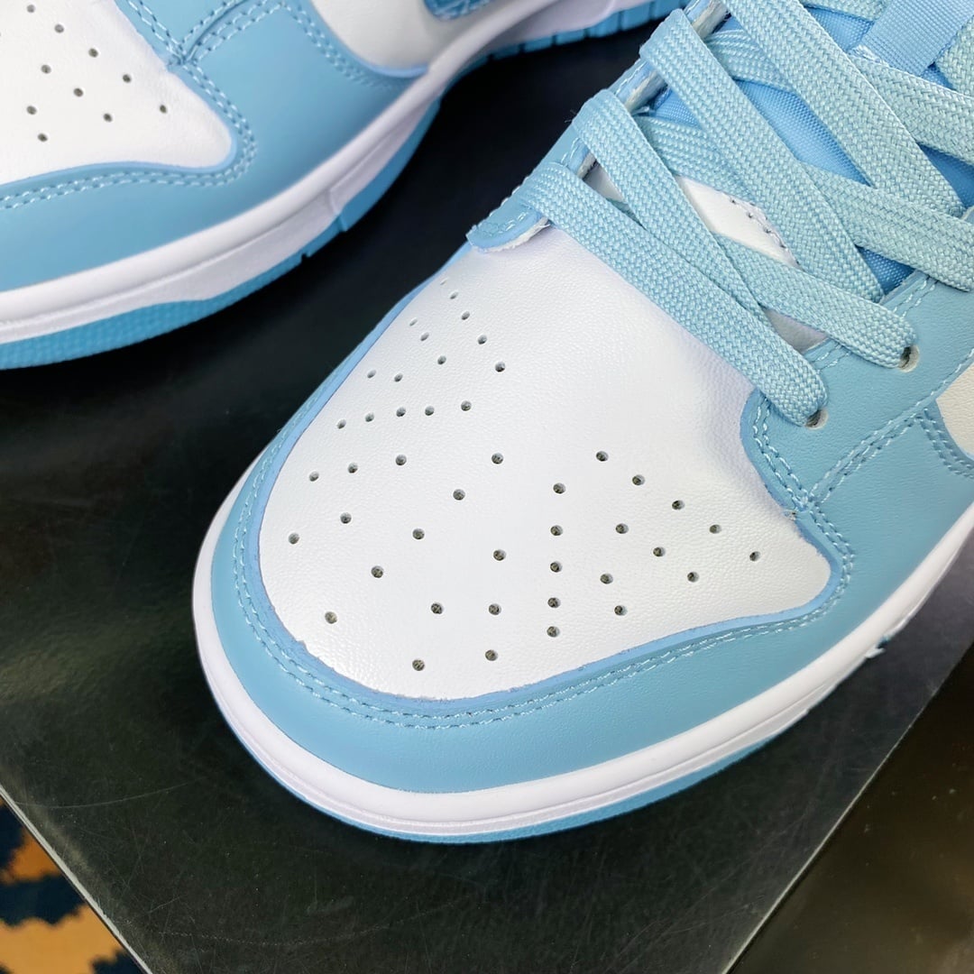 NK Dunk Low Água Azul e Cashew - Vista 5