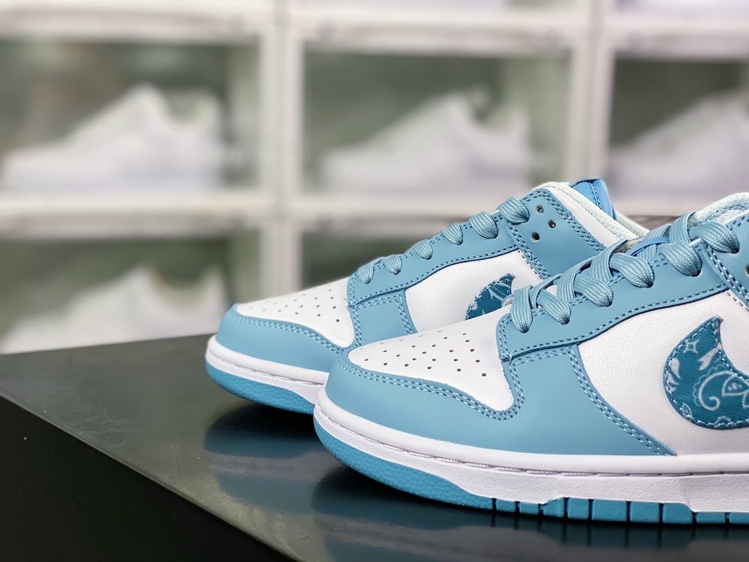 NK Dunk Low Água Azul e Cashew - Vista 8
