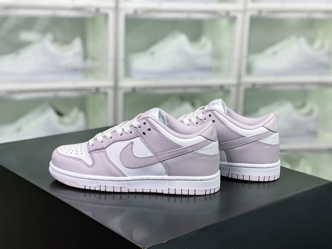 NK Dunk Low Roxo Claro e Branco - Vista 2
