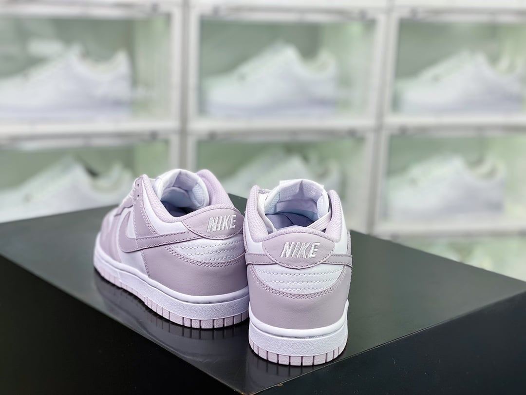 NK Dunk Low Roxo Claro e Branco - Vista 3