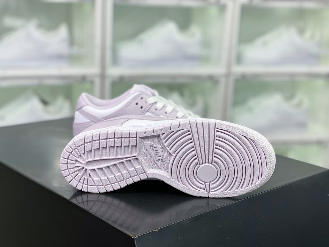 NK Dunk Low Roxo Claro e Branco - Vista 4