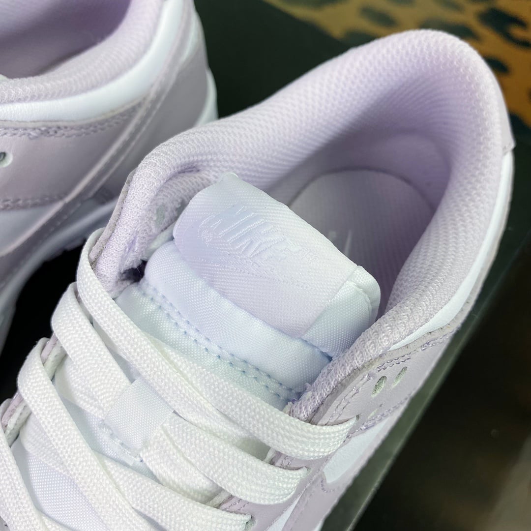 NK Dunk Low Roxo Claro e Branco - Vista 6