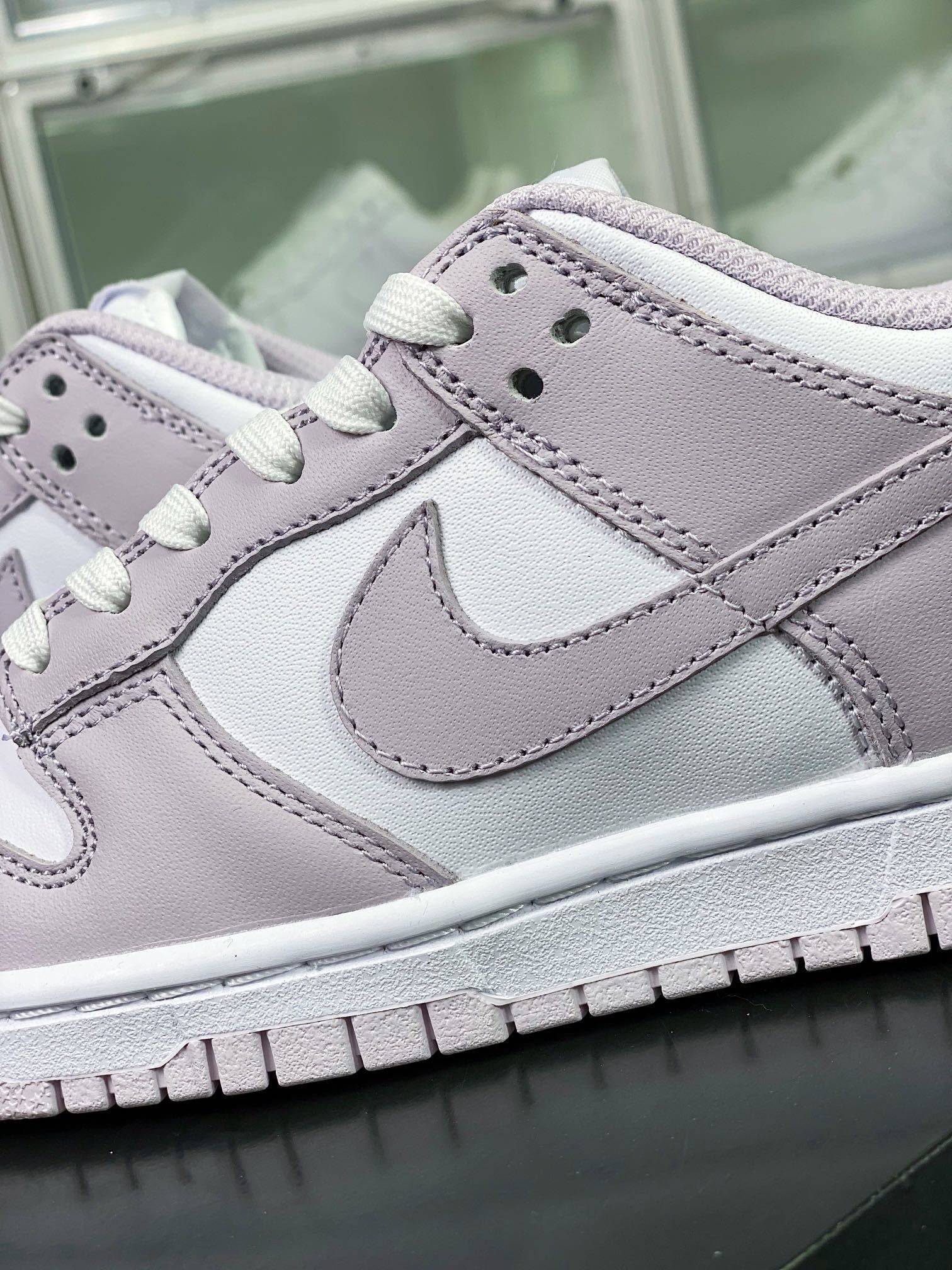 NK Dunk Low Roxo Claro e Branco - Vista 7