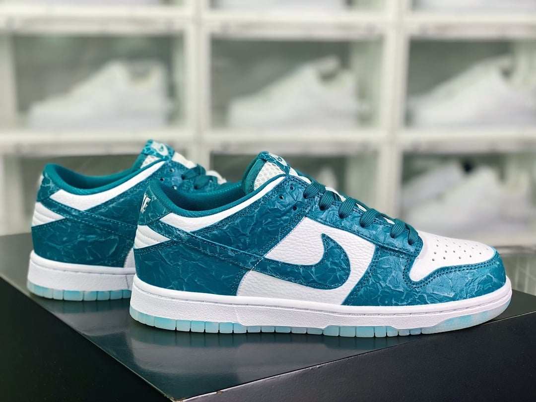 NK Dunk Low Azul Oceano e Branco - Vista 2