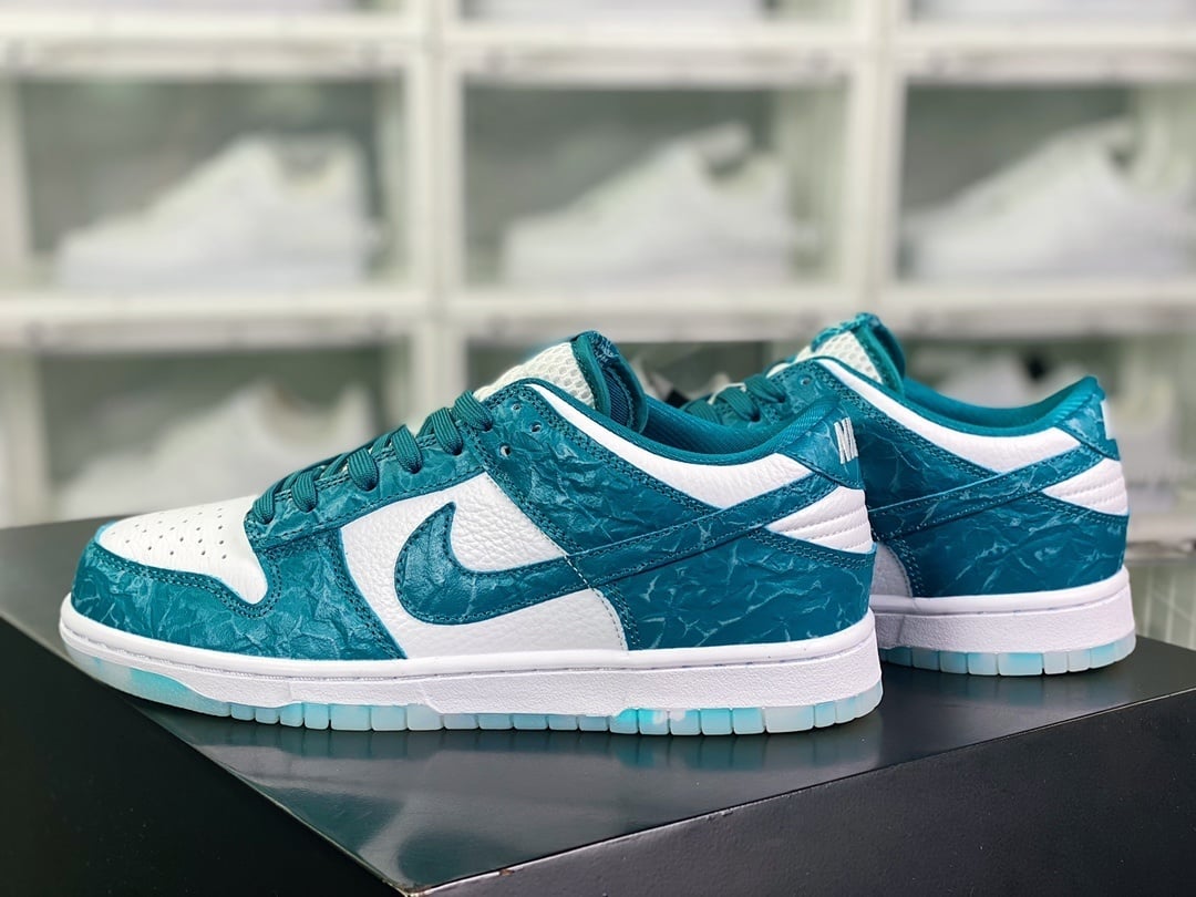 NK Dunk Low Azul Oceano e Branco - Vista 3