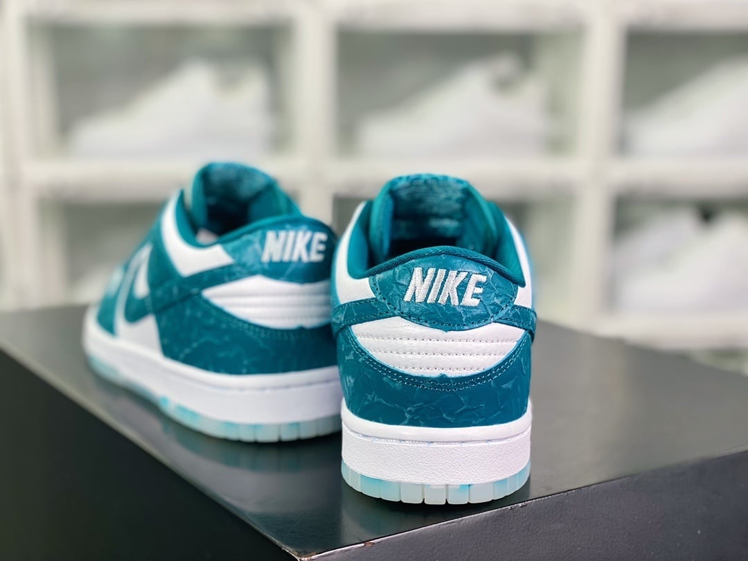NK Dunk Low Azul Oceano e Branco - Vista 4